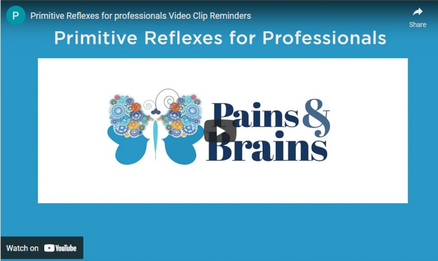 Primitive reflexes for professionals youtube video?
